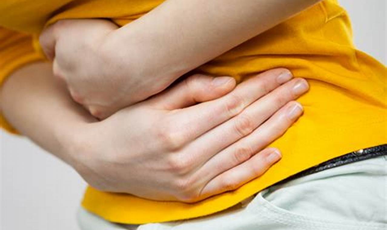 cara mengatasi sakit perut bagian tengah